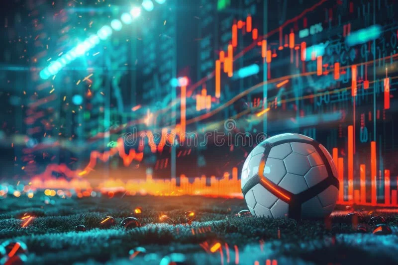 Visual pertandingan olahraga dengan suasana kompetisi langsung